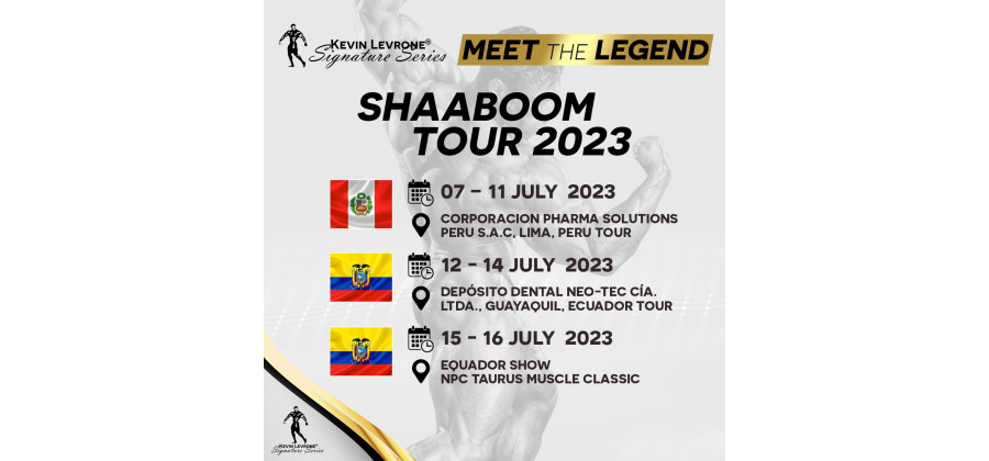 Shaaboom Levro Tour 2023 - meet a legend!