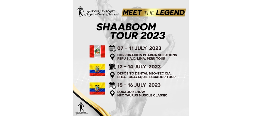 Shaaboom Levro Tour 2023 - meet a legend!