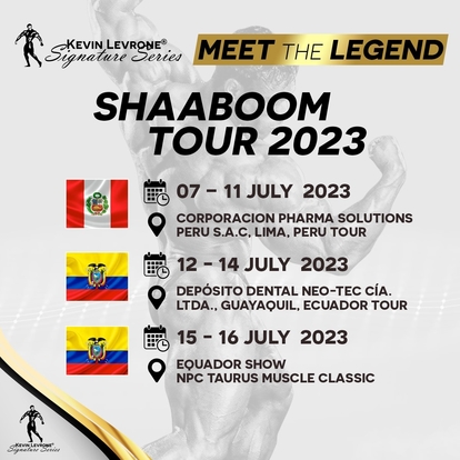 Shaaboom Levro Tour 2023 - meet a legend!